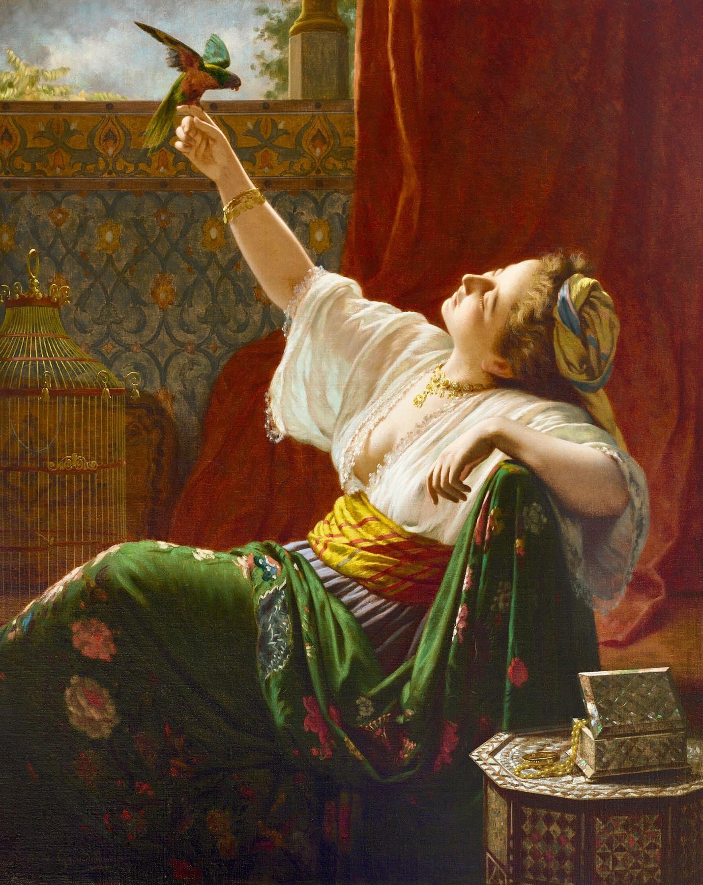 CÔ GÁI VỚI CON CHIM