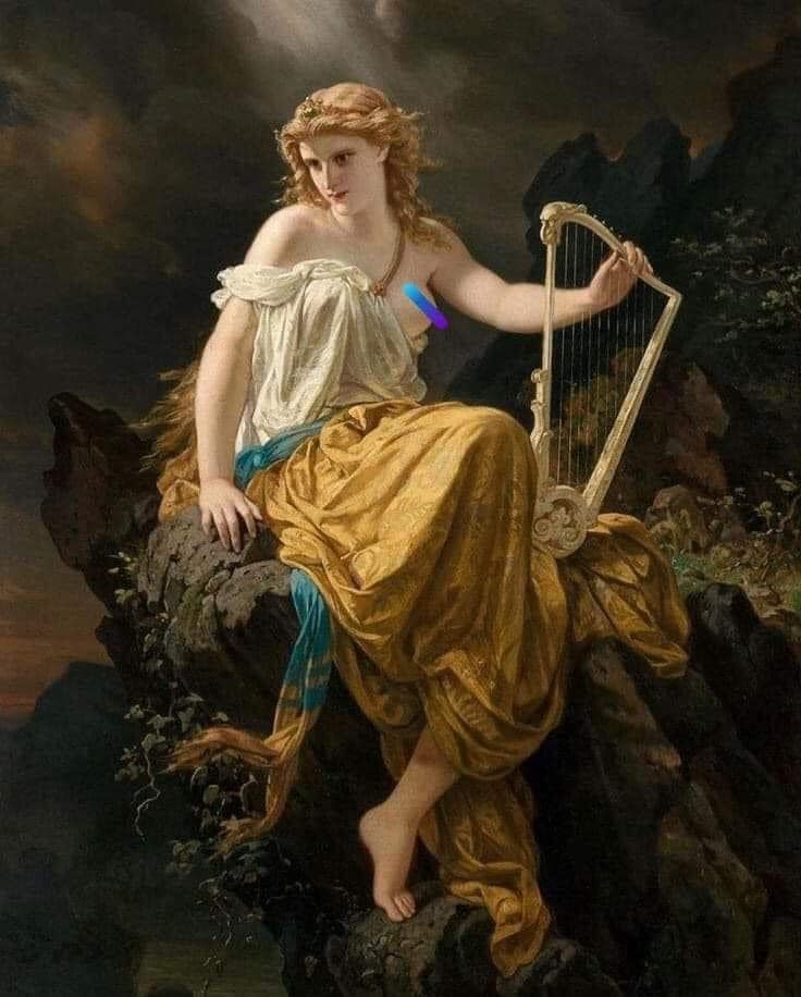 Nàng thơ với cây đàn Lyre